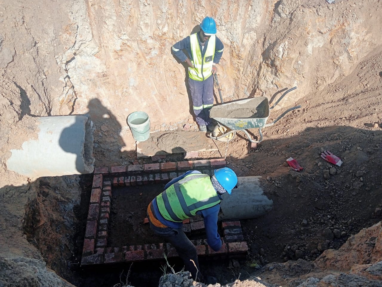 Manhole and junction box construction